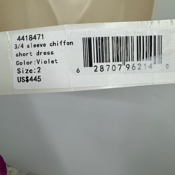 Monique Lhuillier Women's Purple pink fuschia Dress - Picture 11 of 15